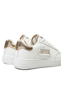 Versace Jeans Couture Sneakersy 76VA3SJ5 Biały. Kolor: biały. Materiał: materiał #2