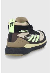 adidas TERREX Buty TERREX Free Hiker GTX męskie kolor beżowy. Nosek buta: okrągły. Zapięcie: sznurówki. Kolor: beżowy. Materiał: guma. Technologia: Gore-Tex. Model: Adidas Terrex