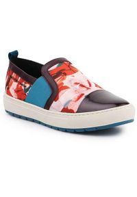 Buty do chodzenia damskie Geox D Breeda. Zapięcie: bez zapięcia. Kolor: wielokolorowy, niebieski, brązowy. Materiał: materiał, syntetyk. Szerokość cholewki: normalna. Sport: turystyka piesza
