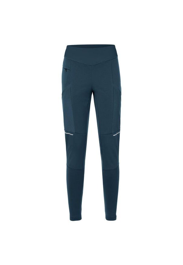 Vaude - Legginsy damskie VAUDE Larice. Kolor: niebieski. Sport: turystyka piesza