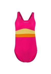 CROWELL - Dziewczęcy Jednoczęściowy Kostium Kąpielowy Swan. Kolor: pomarańczowy, różowy, wielokolorowy, żółty #1