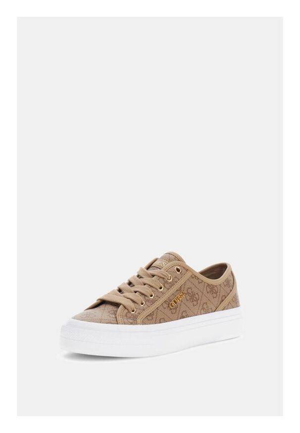 Guess Sneakersy 183186 Beżowy. Kolor: beżowy