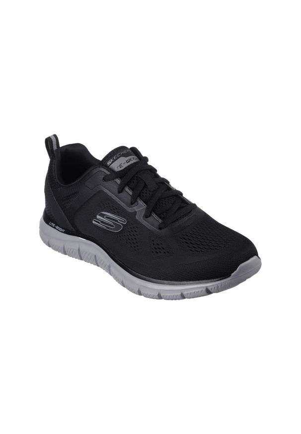 skechers - Buty do chodzenia męskie Skechers 232698BKCC. Zapięcie: sznurówki. Kolor: czarny. Materiał: materiał. Szerokość cholewki: normalna. Sport: turystyka piesza