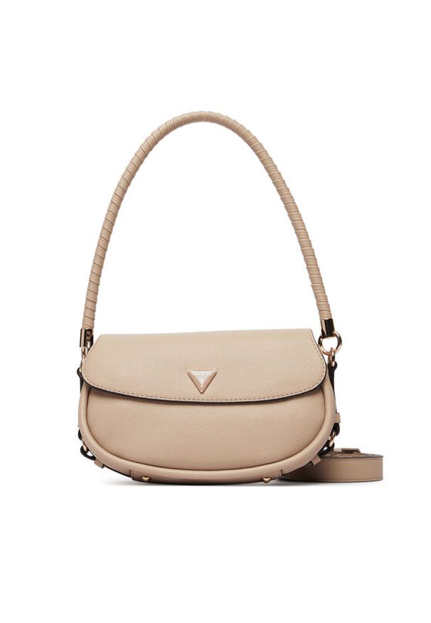 Guess Torebka Danya HWBG99 18190 Beżowy ciemny. Kolor: beżowy. Materiał: skórzane