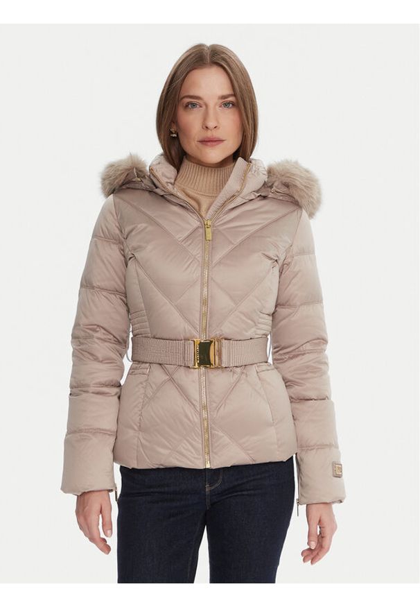 Marciano Guess Kurtka zimowa 5BGL37 7374A Beżowy Regular Fit. Kolor: beżowy. Materiał: syntetyk. Sezon: zima