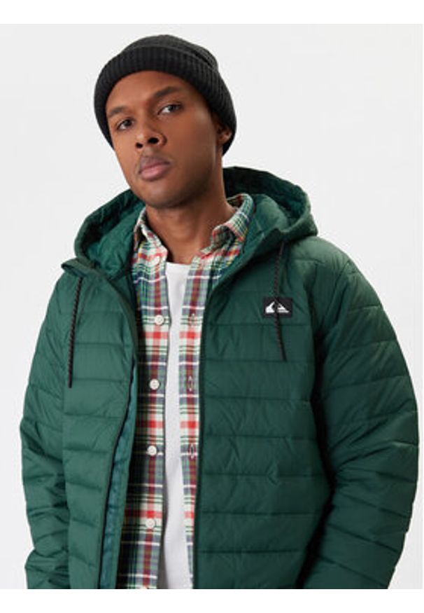 Quiksilver Kurtka przejściowa Scaly Hood EQYJK04189 Zielony Regular Fit. Kolor: zielony. Materiał: syntetyk