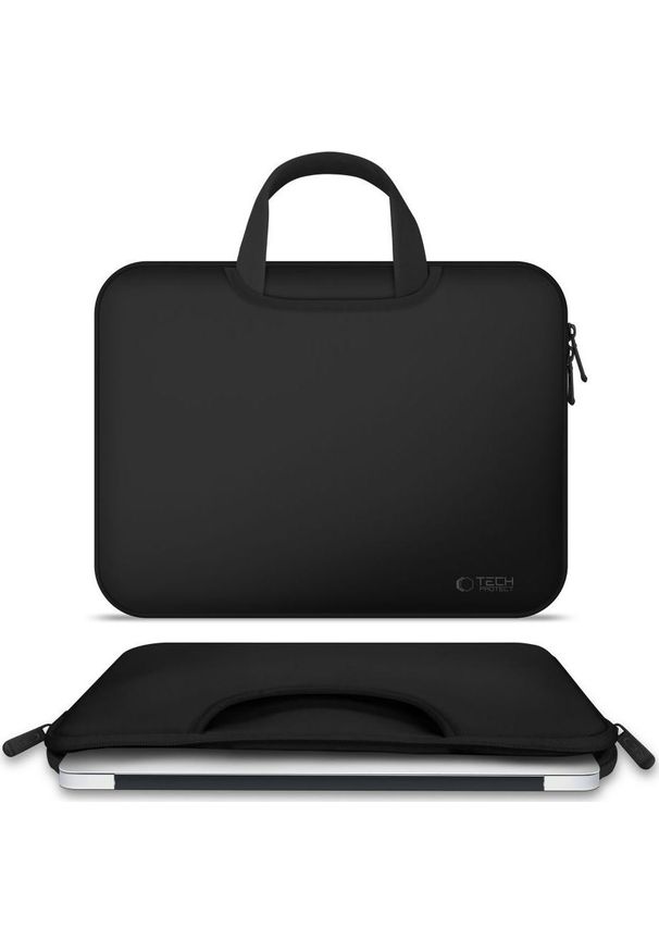 TECH-PROTECT - Torba Tech-Protect Neopren 15-16'' czarny. Kolor: czarny. Materiał: neopren. Styl: casual