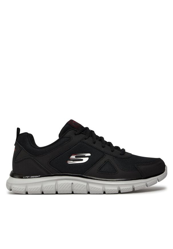 skechers - Skechers Sneakersy Scloric 52631/BKRD Czarny. Kolor: czarny. Materiał: materiał, mesh