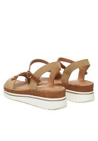 Clara Barson Sandały WS2506-01 Beżowy. Kolor: beżowy. Materiał: materiał, syntetyk