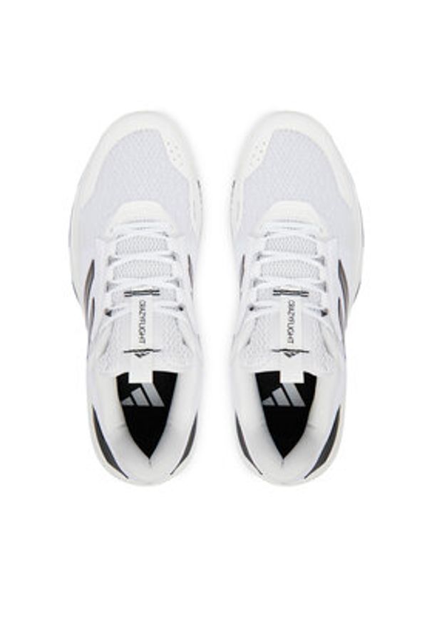 Adidas - adidas Buty halowe Crazyflight 6 KJ1556 Biały. Kolor: biały. Materiał: materiał