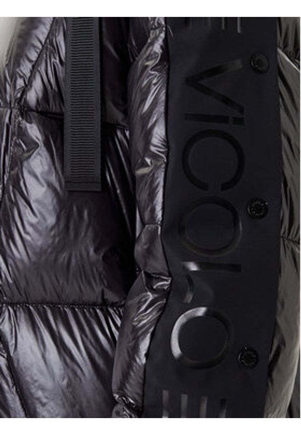 ViCOLO Kurtka puchowa TS0025 Czarny Regular Fit. Kolor: czarny. Materiał: syntetyk