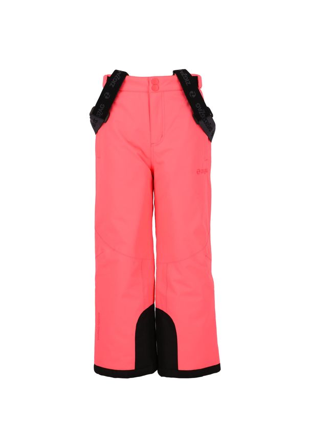 ZigZag - Dziecięce spodnie narciarskie Zigzag Provo. Kolor: różowy. Sezon: zima. Sport: narciarstwo