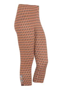 Cellbes Wzorzyste legginsy 3/4 rdzawy we wzory female brązowy/pomarańczowy/ze wzorem 46/48. Kolor: brązowy, pomarańczowy, wielokolorowy. Materiał: guma, jersey. Wzór: aplikacja #1