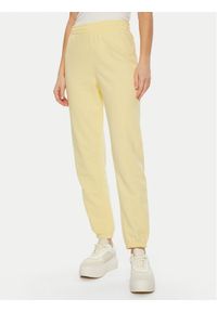 only - ONLY Spodnie dresowe Bella 15312094 Żółty Regular Fit. Kolor: żółty. Materiał: syntetyk, bawełna #1