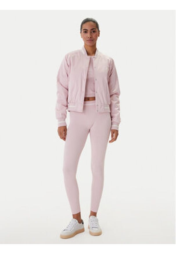 Guess Legginsy V6RB05 Z4692 Różowy Slim Fit. Kolor: różowy. Materiał: syntetyk