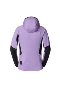 Bluza damska The North Face Stormgap Powergrid z kapturem. Typ kołnierza: kaptur. Kolor: fioletowy