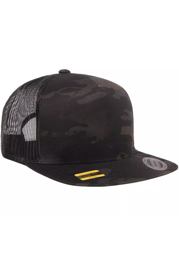 FLEXFIT - YP Classics Camo Trucker Cap. Kolor: czarny