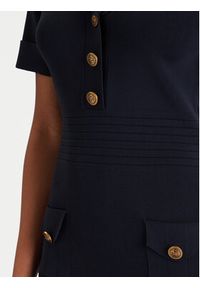 Guess Sukienka dzianinowa W5YK29 Z0130 Granatowy Slim Fit. Kolor: niebieski. Materiał: syntetyk #5