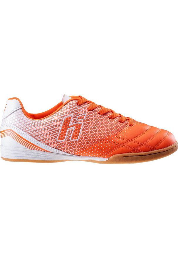 Dziecięce buty piłkarskie Huari Tacuari Indoor. Okazja: na co dzień. Kolor: pomarańczowy, biały, wielokolorowy. Sport: piłka nożna