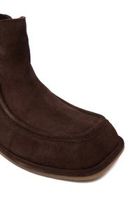 Bronx Botki 47645-OC Brązowy. Kolor: brązowy. Materiał: skóra, zamsz #3