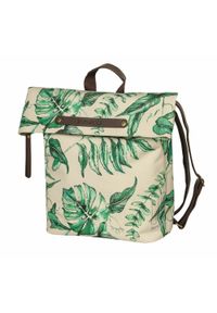 BASIL - Plecak Rowerowy Basil Ever-Green Torba Daypack, 18L, Sandshell Beige. Kolor: beżowy, zielony, wielokolorowy