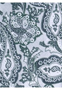 Męski Krawat - Chattier - Zimne Odcienie Zieleni i Srebra. Kolor: zielony. Materiał: tkanina. Styl: elegancki, klasyczny, wizytowy #3