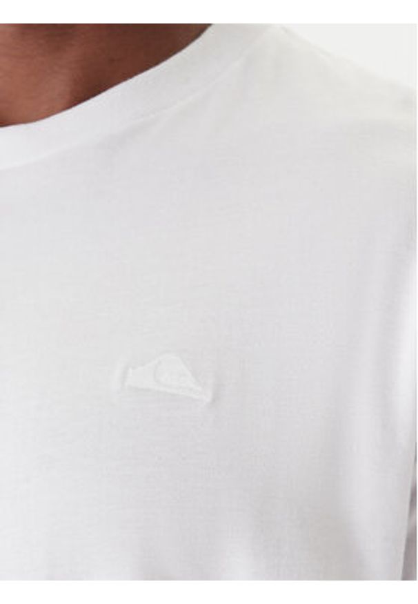 Quiksilver Longsleeve Salt Water EQYZT08206 Biały Regular Fit. Kolor: biały. Materiał: bawełna. Długość rękawa: długi rękaw