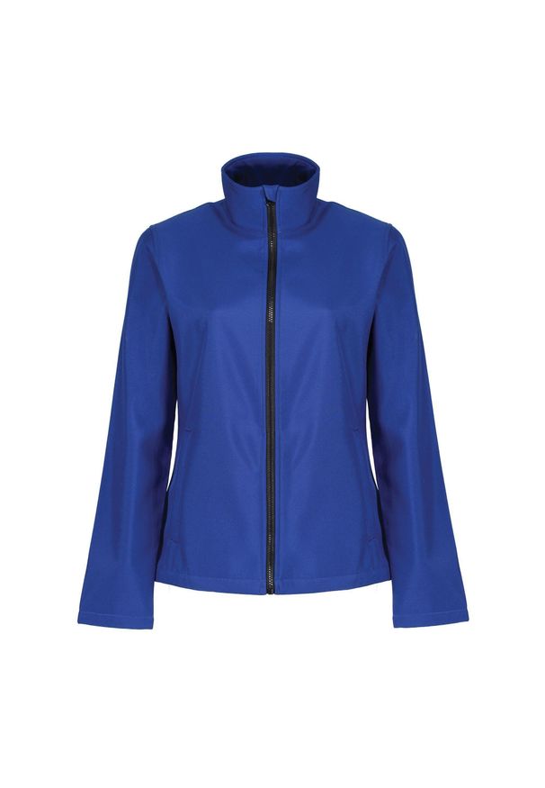 Regatta - Kurtka Softshellowa Damska Do Druku Ablaze. Kolor: niebieski, wielokolorowy, czarny. Sport: turystyka piesza