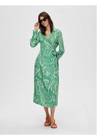 Selected Femme Sukienka 16089030 Zielony Regular Fit. Kolor: zielony. Materiał: wiskoza #4