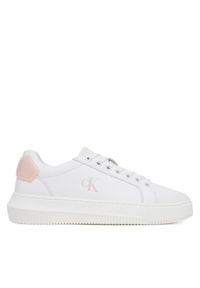 Sneakersy Calvin Klein Jeans. Kolor: biały