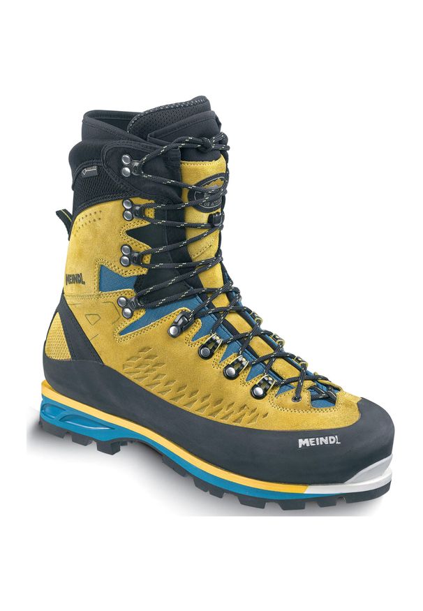 Buty trekkingowe męskie MEINDL Breithorn GTX, z membraną Gore-Tex. Kolor: żółty. Technologia: Gore-Tex