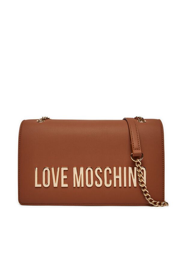 Love Moschino - LOVE MOSCHINO Torebka JC4192PP1LKD0208 Brązowy. Kolor: brązowy. Materiał: skórzane