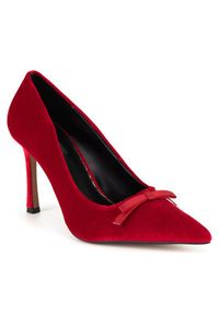 Nine West Szpilki WFA2989-1 Czerwony. Kolor: czerwony. Materiał: materiał. Obcas: na szpilce #6