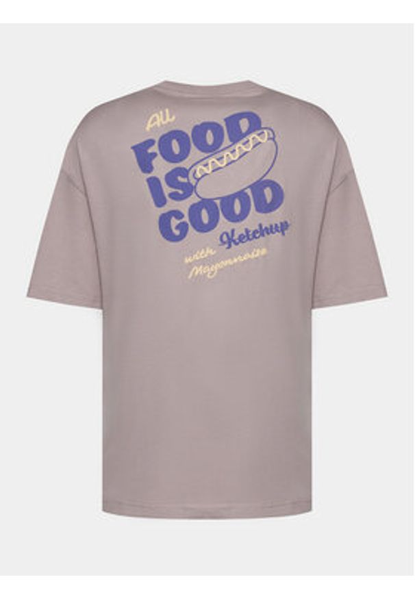outhorn - Outhorn T-Shirt OTHAW23TTSHM0857 Fioletowy Regular Fit. Kolor: fioletowy. Materiał: bawełna