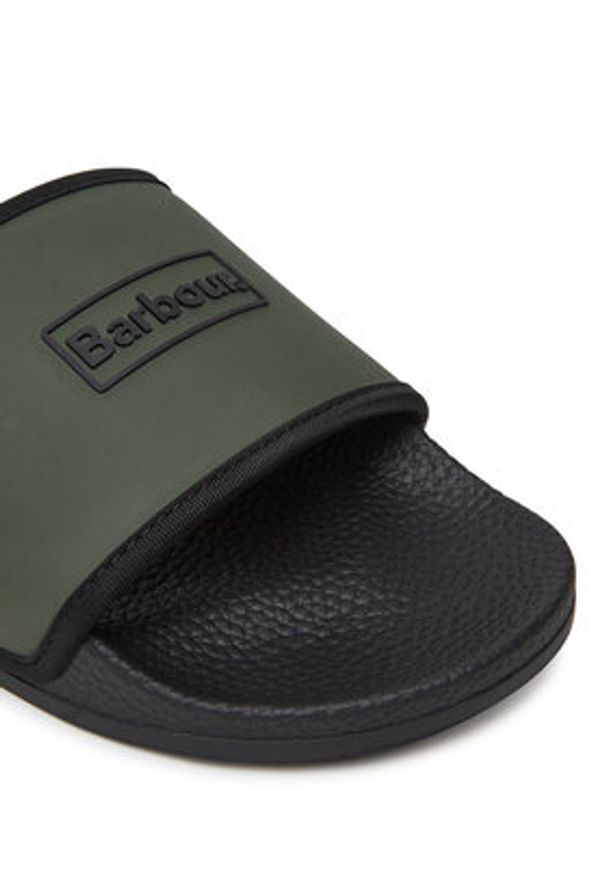 Barbour Klapki MBS0020GN51 Zielony. Kolor: zielony. Materiał: syntetyk