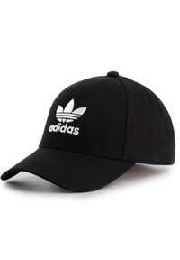 Adidas - Czapka z daszkiem adidas. Kolor: czarny