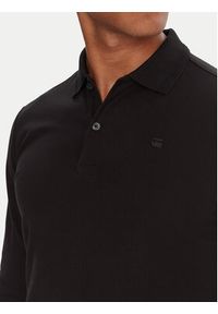 G-Star RAW - G-Star Raw Polo Dunda D27683-5864 Czarny Slim Fit. Typ kołnierza: polo. Kolor: czarny. Materiał: bawełna #5