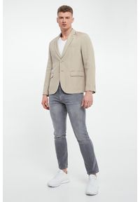 Armani Exchange - Marynarka męska jednorzędowa lniana ARMANI EXCHANGE. Materiał: len #4