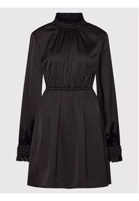 NA-KD Sukienka koktajlowa Padded Shoulder 1018-007361-0002-581 Czarny Regular Fit. Kolor: czarny. Materiał: syntetyk. Styl: wizytowy