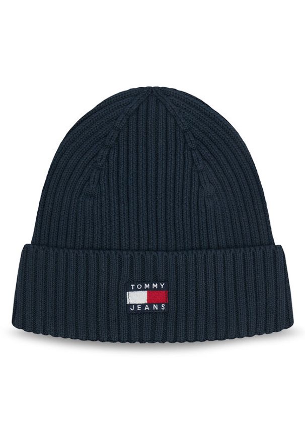 Tommy Jeans Czapka Tjm Heritage Core Beanie AM0AM13669 Granatowy. Kolor: niebieski. Materiał: bawełna