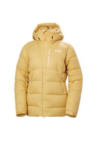 Damska kurtka z kapturem Helly Hansen Verglas Polar. Typ kołnierza: kaptur. Kolor: żółty, beżowy, wielokolorowy. Materiał: syntetyk #1