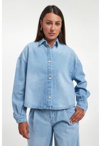 Armani Exchange - Koszula damska jeansowa ARMANI EXCHANGE. Materiał: jeans #1