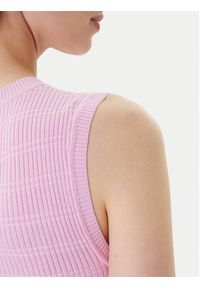 Morgan Top 252-MJILA Różowy Slim Fit. Kolor: różowy. Materiał: syntetyk #4
