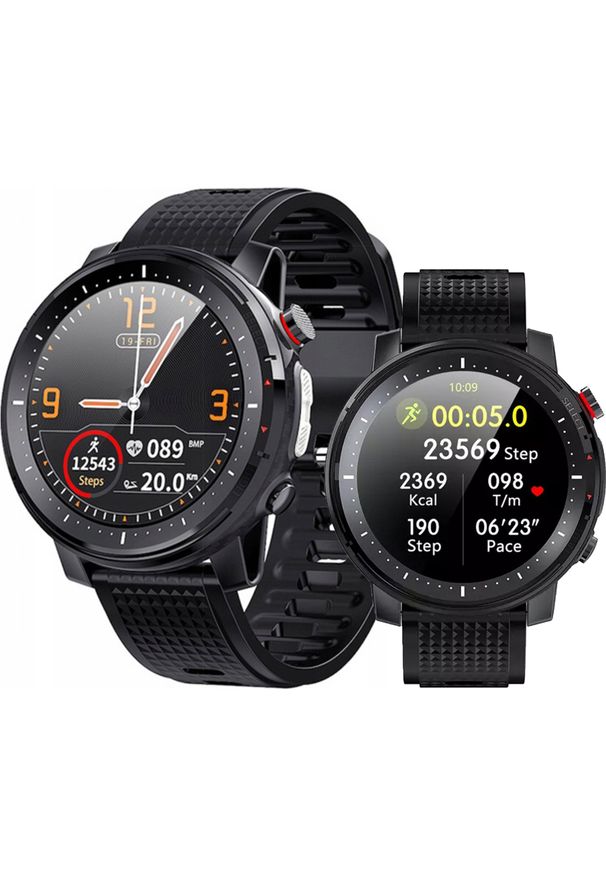 Smartwatch Microwear SG-Gadgets 15 Series Czarny. Rodzaj zegarka: smartwatch. Kolor: czarny