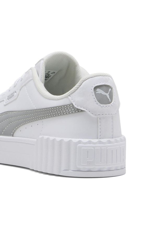 Puma - Damskie sneakersy Carina 3.0 Day Night PUMA White Silver Metallic. Okazja: na co dzień. Kolor: szary, biały, wielokolorowy. Sport: tenis