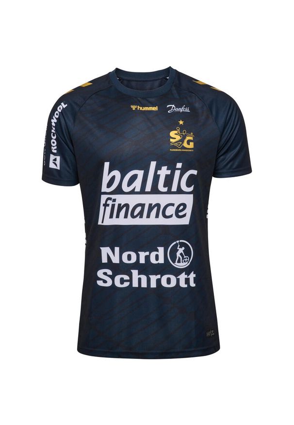 Hummel - Trzecia koszulka SG Flensburg-Handewitt 2025/26. Kolor: niebieski. Sport: piłka ręczna