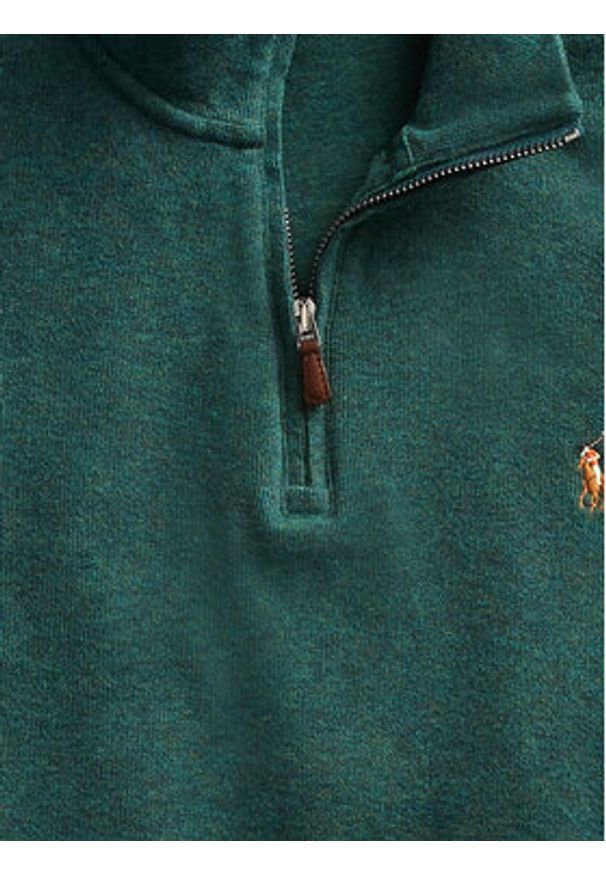 Polo Ralph Lauren Sweter 7,10672E+11 Zielony Regular Fit. Typ kołnierza: polo. Kolor: zielony. Materiał: bawełna