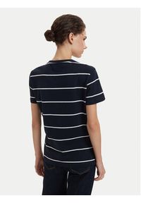 Beverly Hills Polo Club T-Shirt P-SS26W-TS0162 Granatowy Regular Fit. Typ kołnierza: polo. Kolor: niebieski. Materiał: bawełna #3