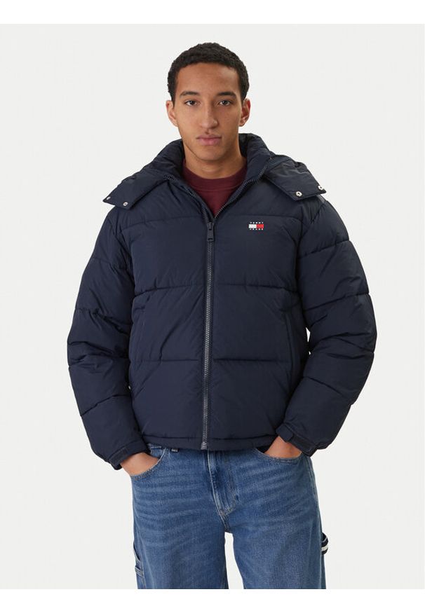 Tommy Jeans Kurtka zimowa DM0DM22730 Granatowy Regular Fit. Kolor: niebieski. Materiał: syntetyk. Sezon: zima