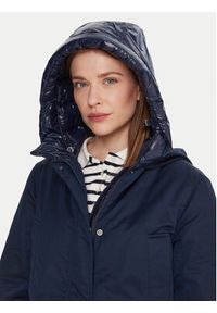 TOMMY HILFIGER - Tommy Hilfiger Parka WW0WW46533 Granatowy Relaxed Fit. Kolor: niebieski. Materiał: syntetyk